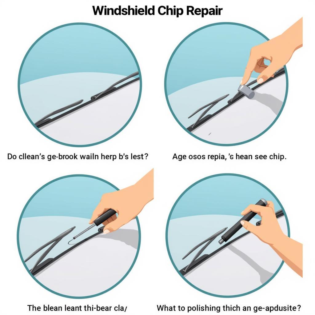 Windshield Chip Repair Process