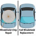 Windshield Chip Repair vs. Replacement