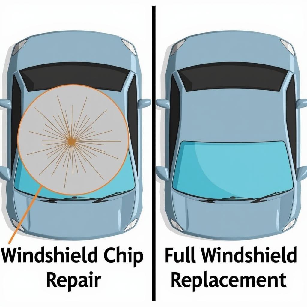 Windshield Chip Repair vs. Replacement