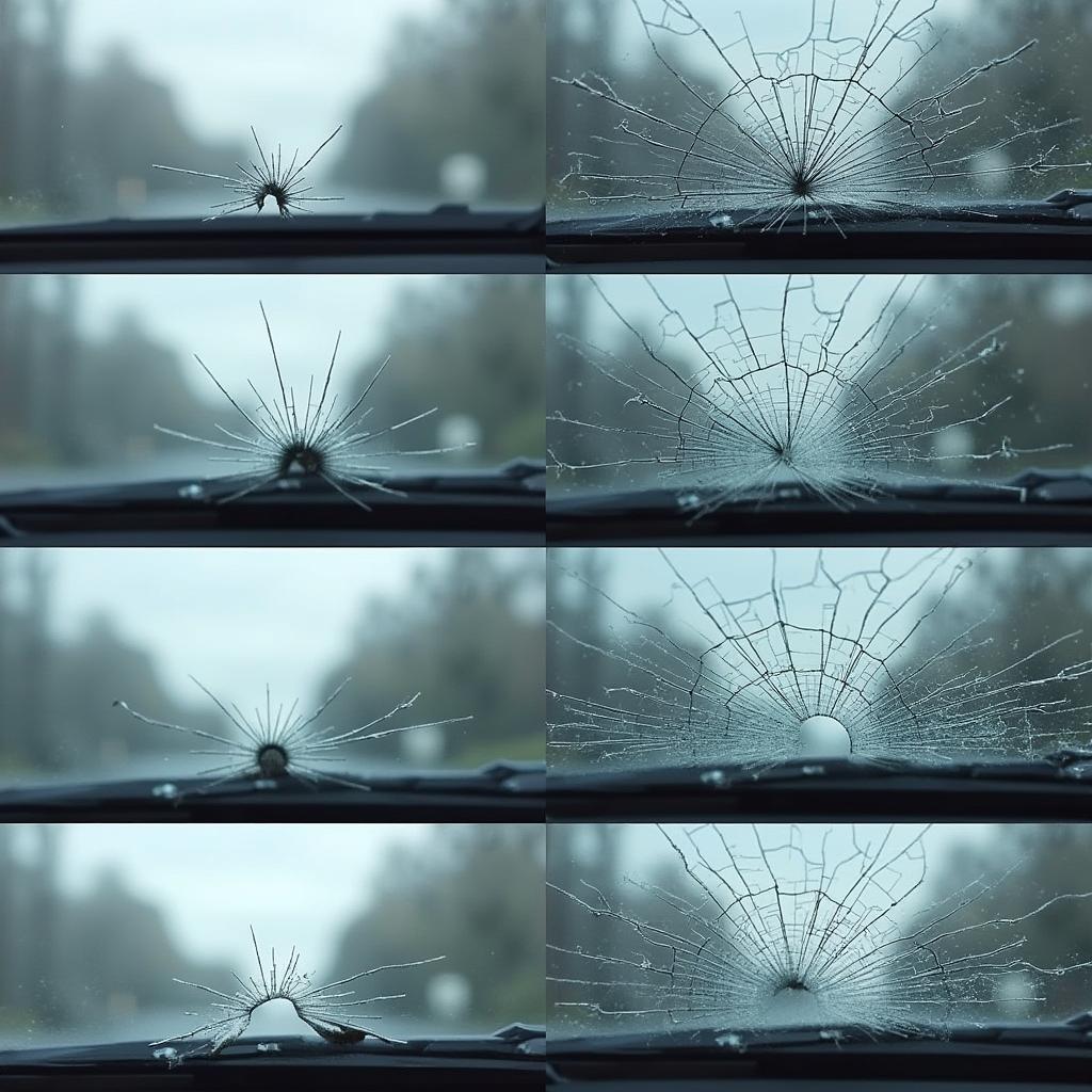 Windshield Crack Progression