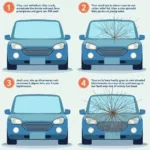 Progression of a Windshield Crack