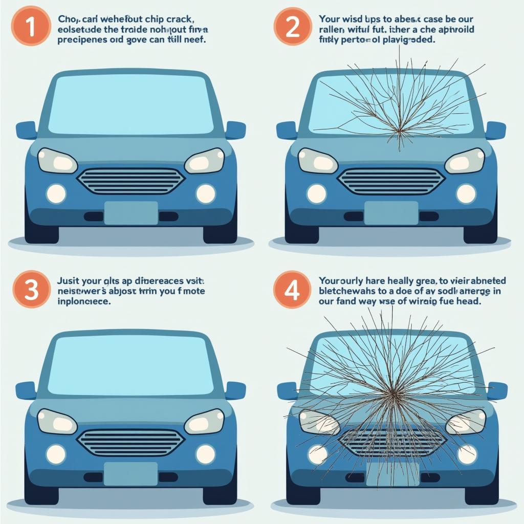 Progression of a Windshield Crack