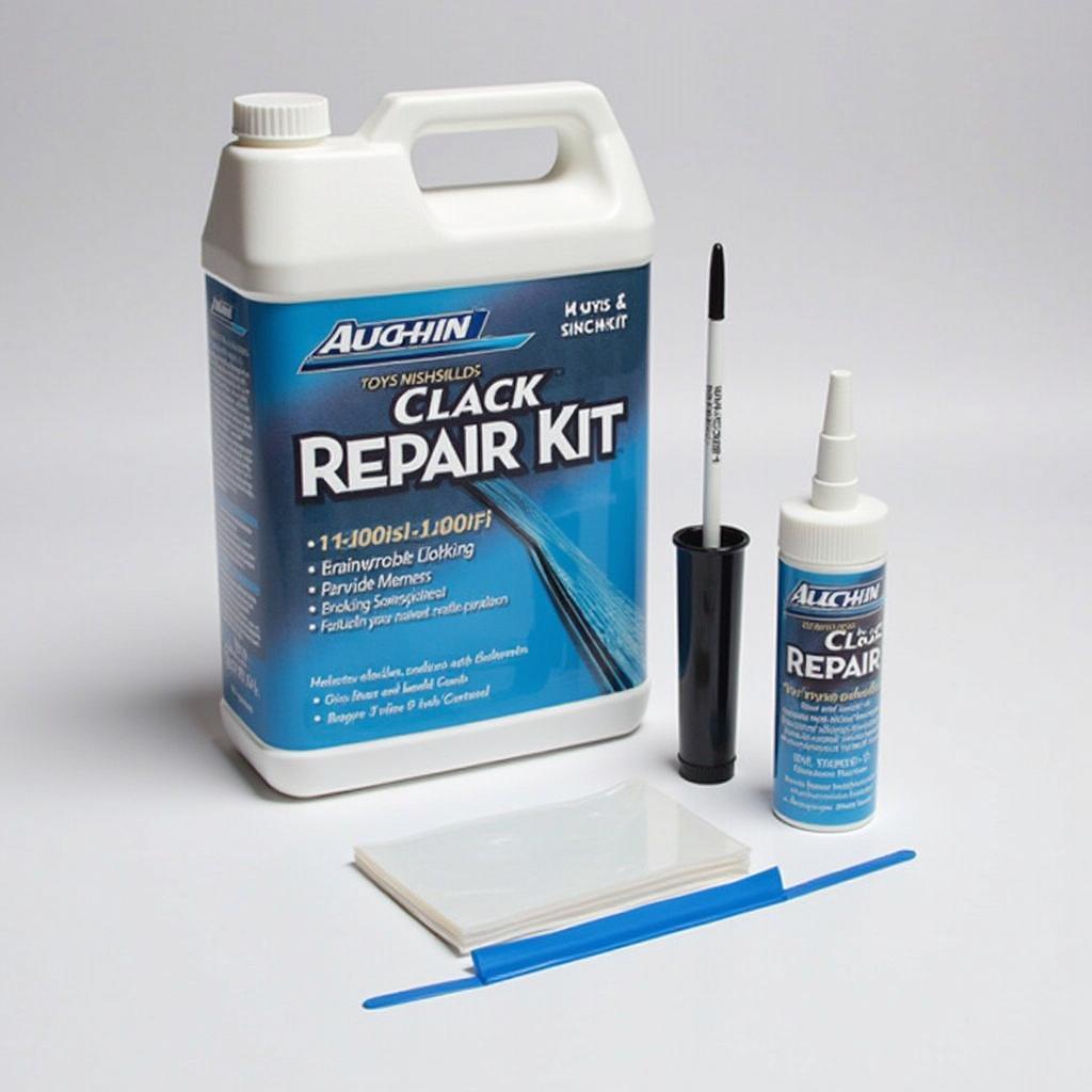 Windshield crack repair kit