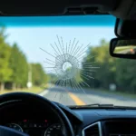 Windshield Crack Safety Hazard