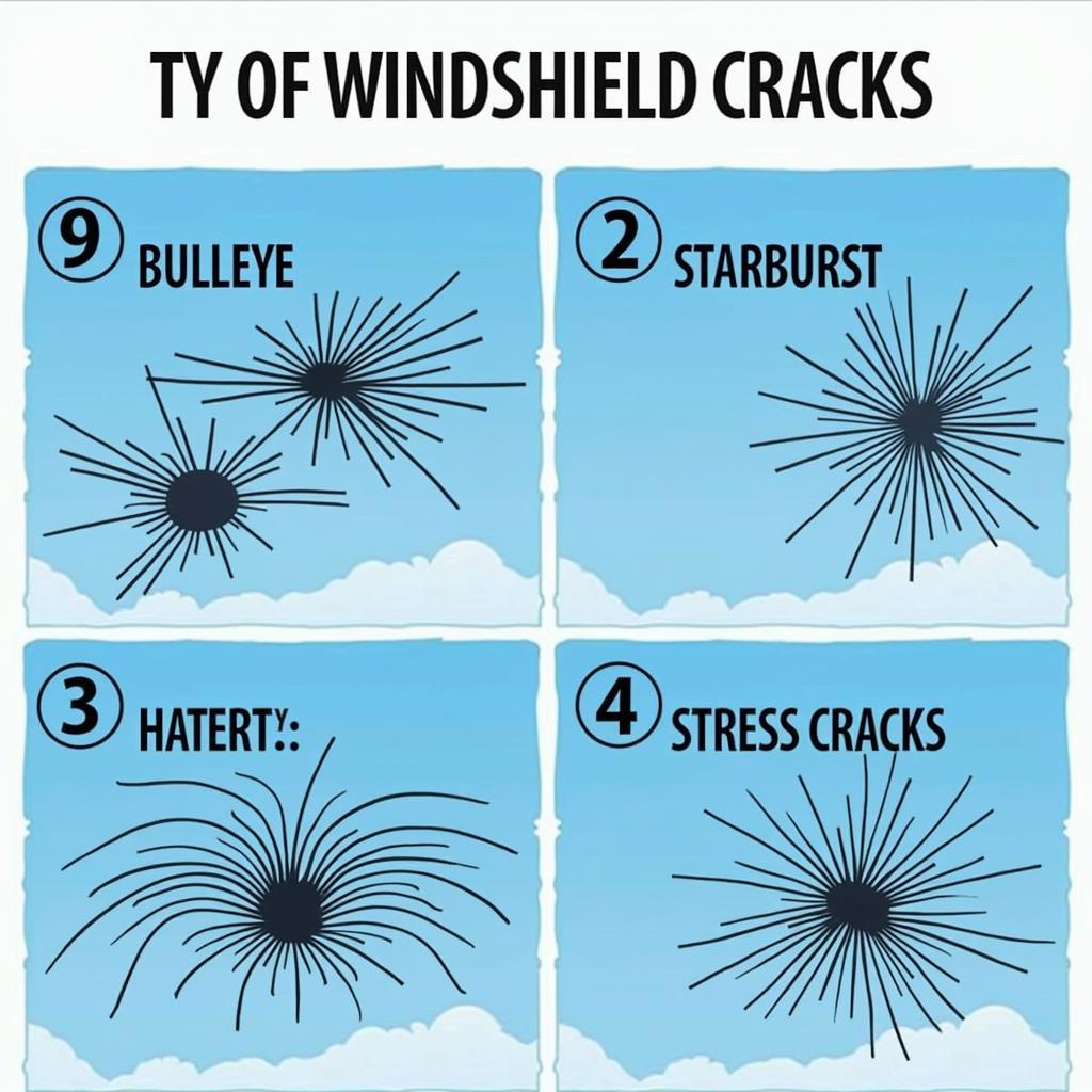 Types of Windshield Cracks