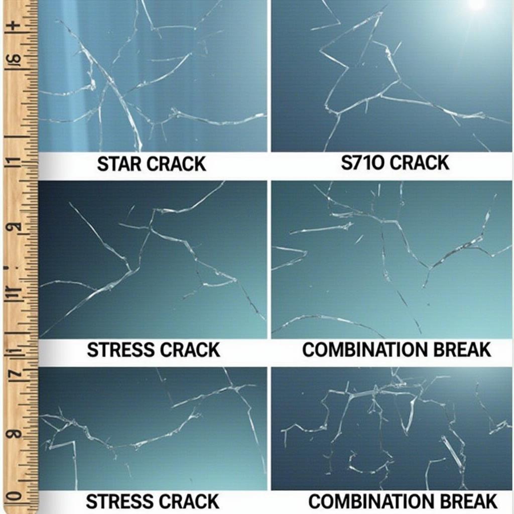 Car Windshield Crack Types in Surrey