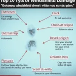 Types of Windshield Damage