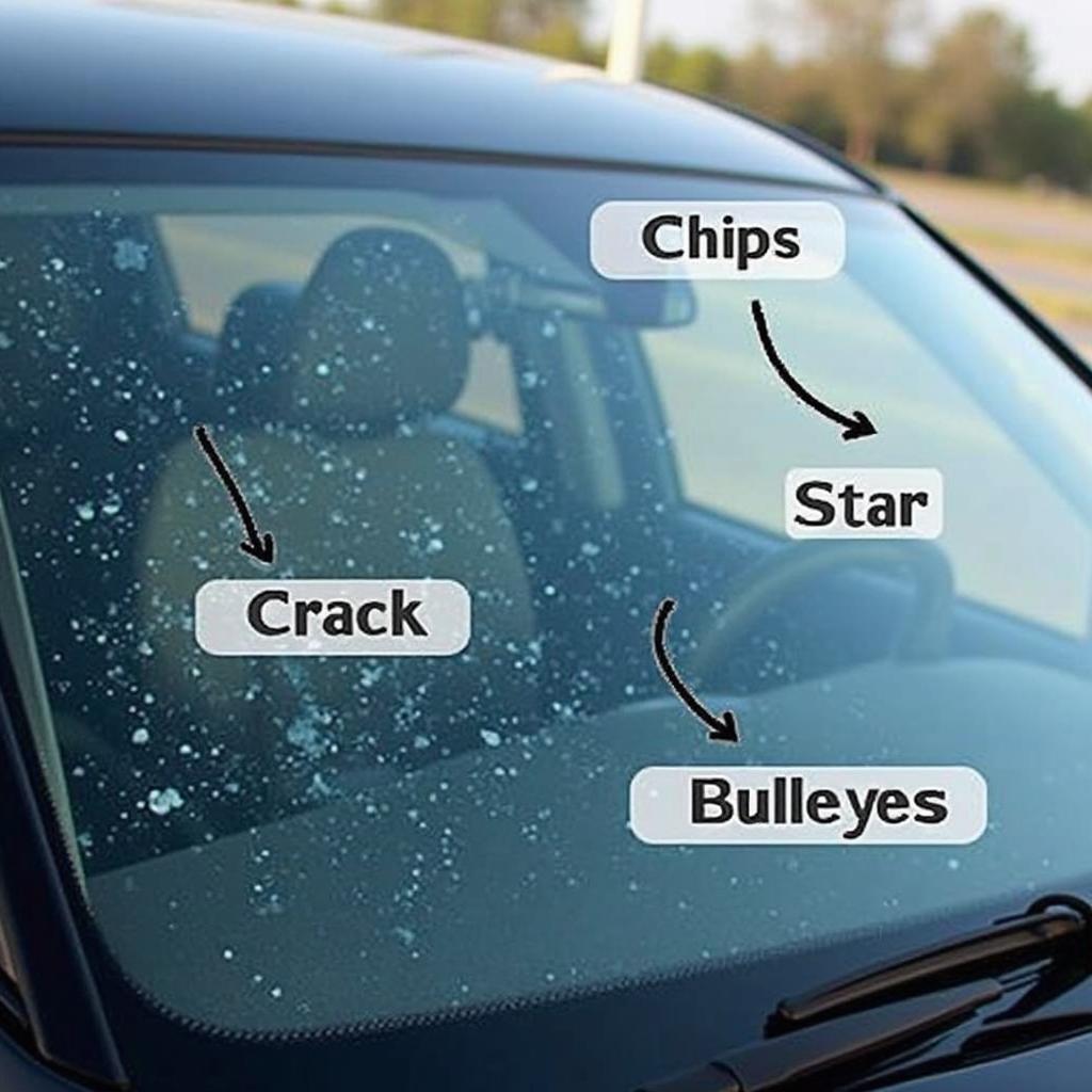 Types of Windshield Damage