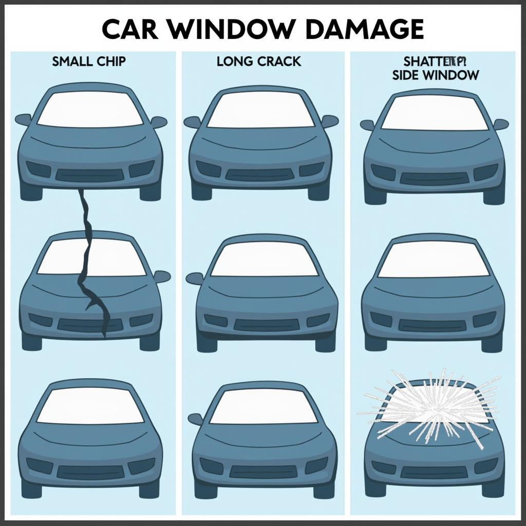 types-of-car-window-damage