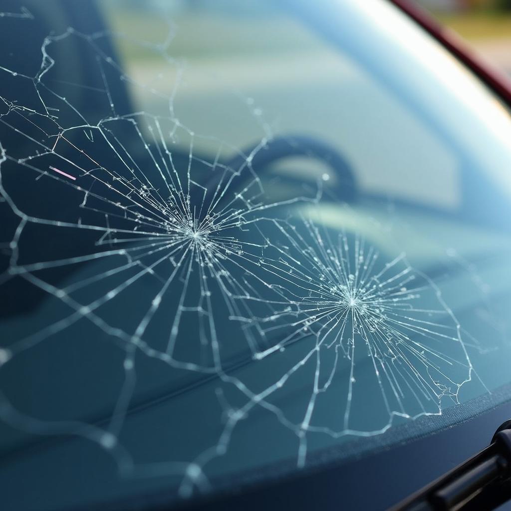 Types of Windshield Damage in Yukon, OK