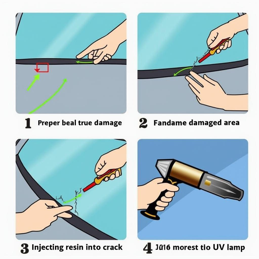 Car Windshield Repair Process