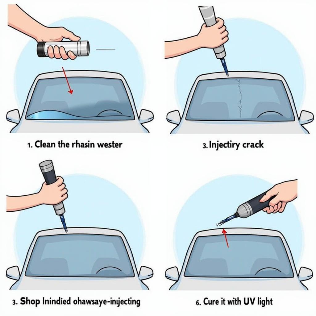 Windshield Repair Process in Steps