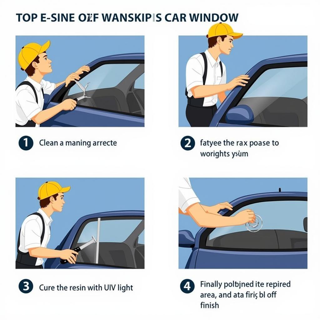 Step-by-step car window repair process in Farmington, MO