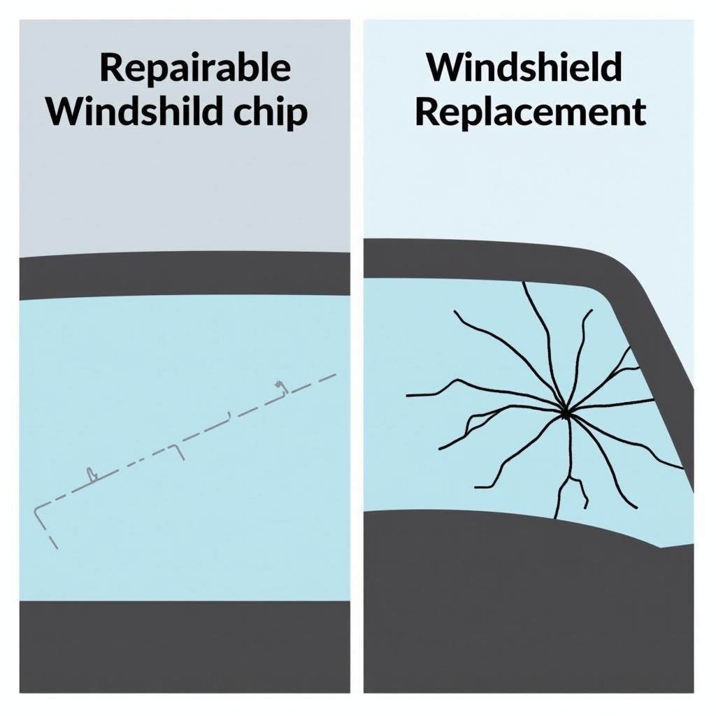 Car Windshield Repair vs. Replacement