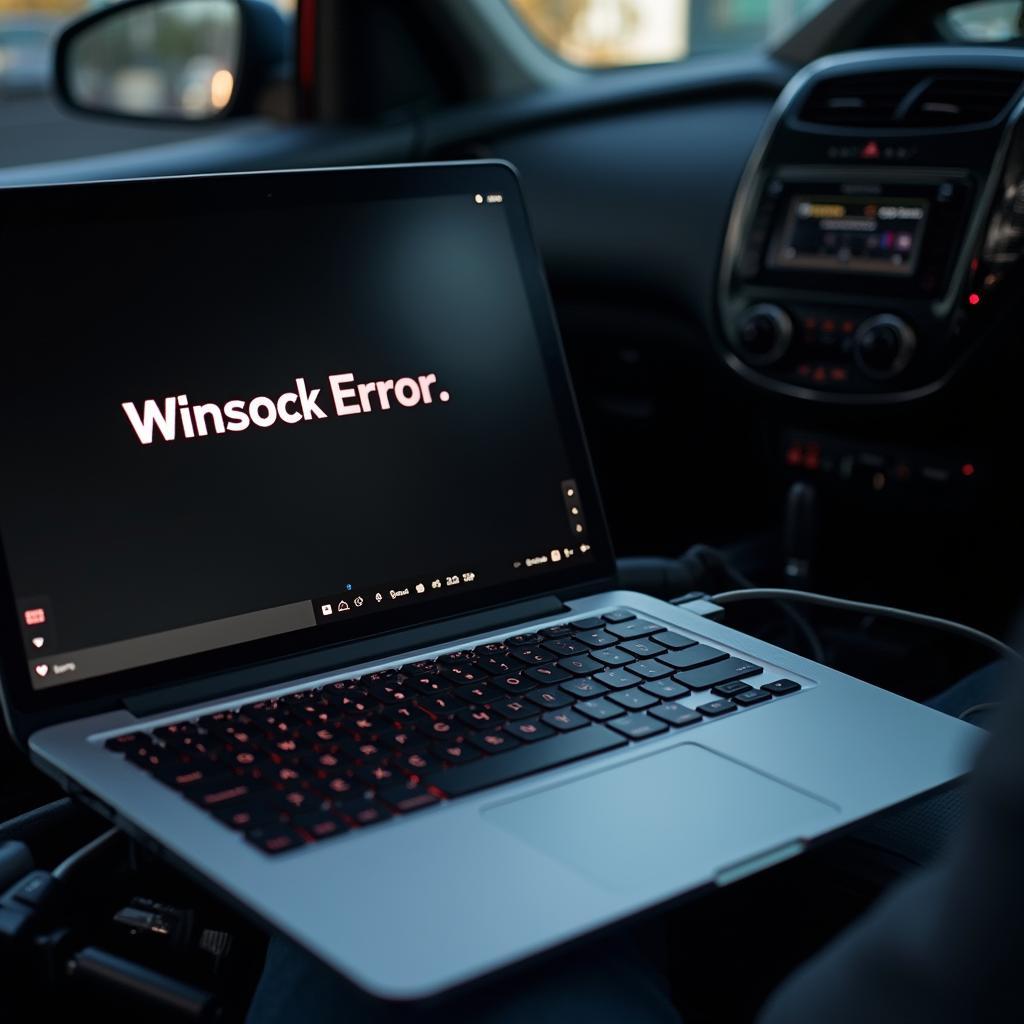 Car Diagnostics Showing Winsock Error