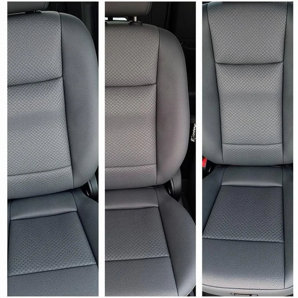 Types of Worn Cloth Car Seat Damage