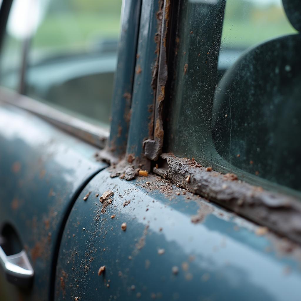 Worn Out Car Window Channel