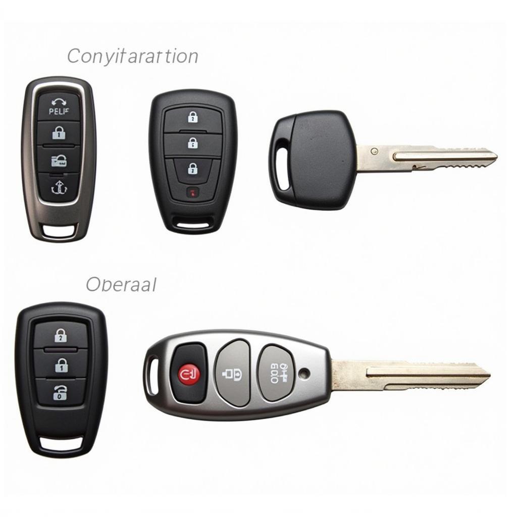 2003 Lincoln Town Car Key Fob Variations