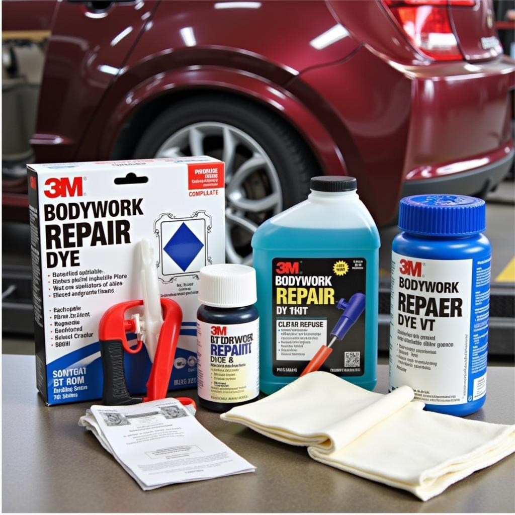 3M Car Bodywork Repair Dye Kit