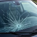 Crack in a Car Windshield