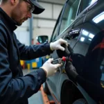 Damage assessment for car body repairs in Abergavenny