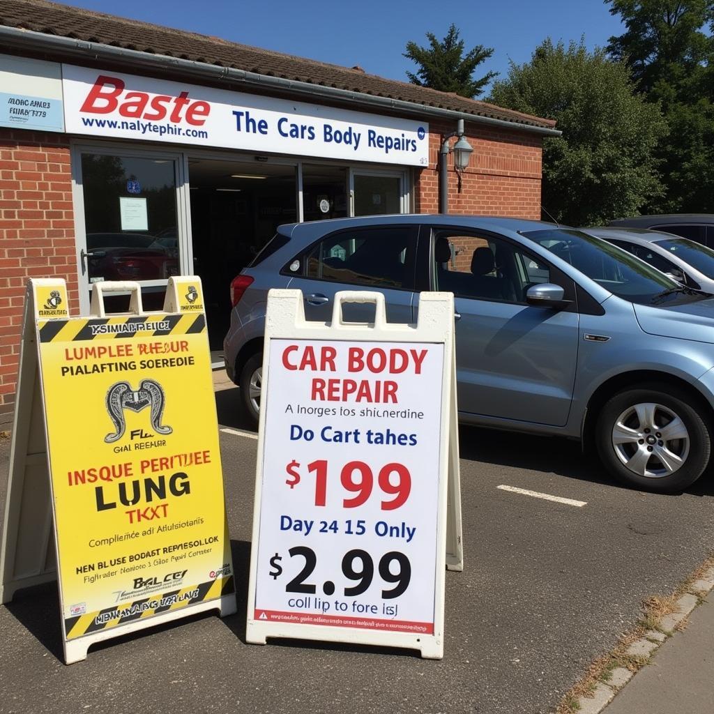 Affordable car body repair options near Coleshill