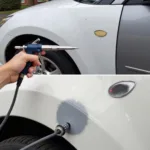 Airbrush Car Paint Spot Repair Process