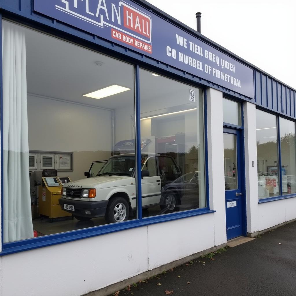 Alan Hall Car Body Repairs Workshop in Northumberland