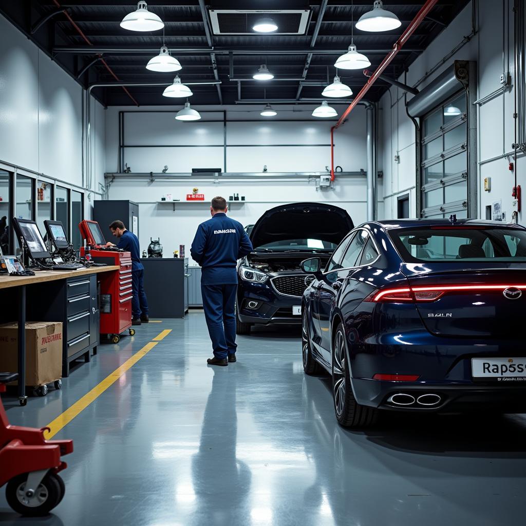 Modern Car Body Repair Shop in Alan Somerville