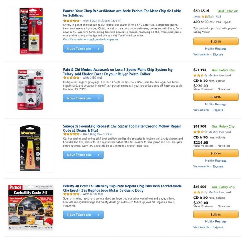 Alternative Car Paint Chip Repair Systems on Amazon