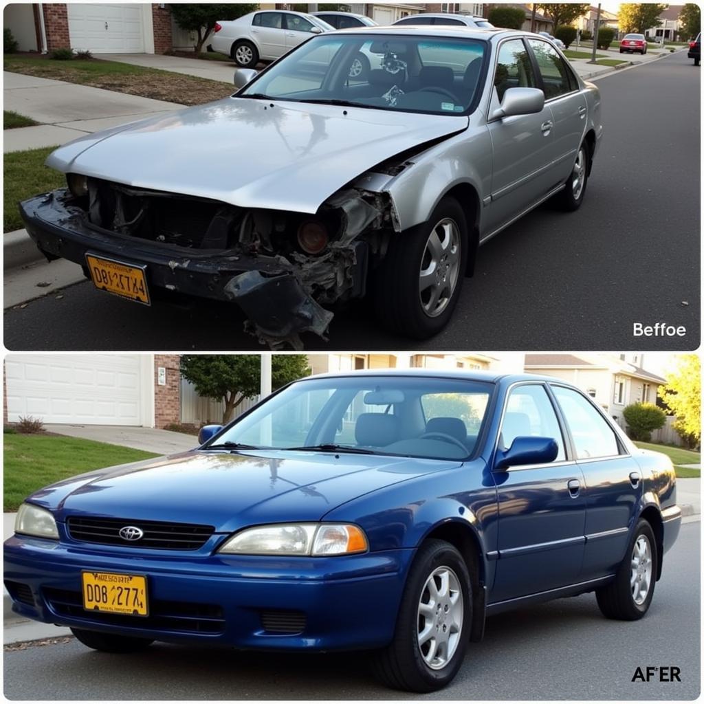 Altrincham Car Repair Before and After