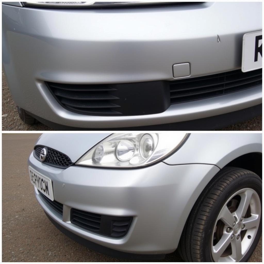 Before & After Mobile Car Body Repair in Altrincham