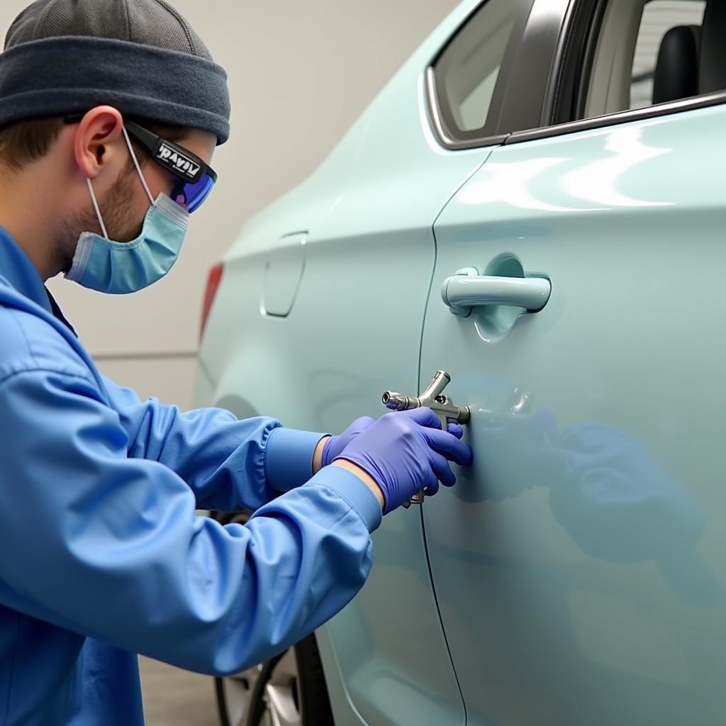 Applying Automotive Paint