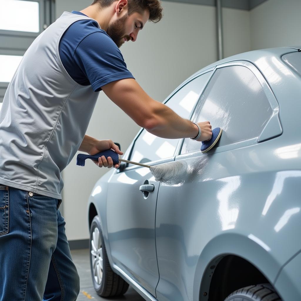 Applying Automotive Paint to a Car