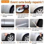 Step-by-Step Application of a Car Body Repair Kit