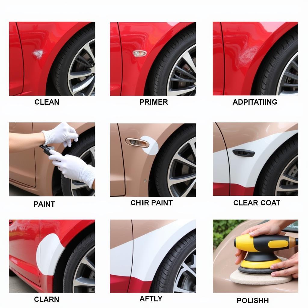 Applying Car Paint Chip Repair Kit Step-by-Step