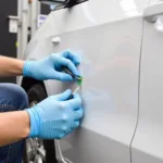 Applying Car Paint Using a Repair Kit