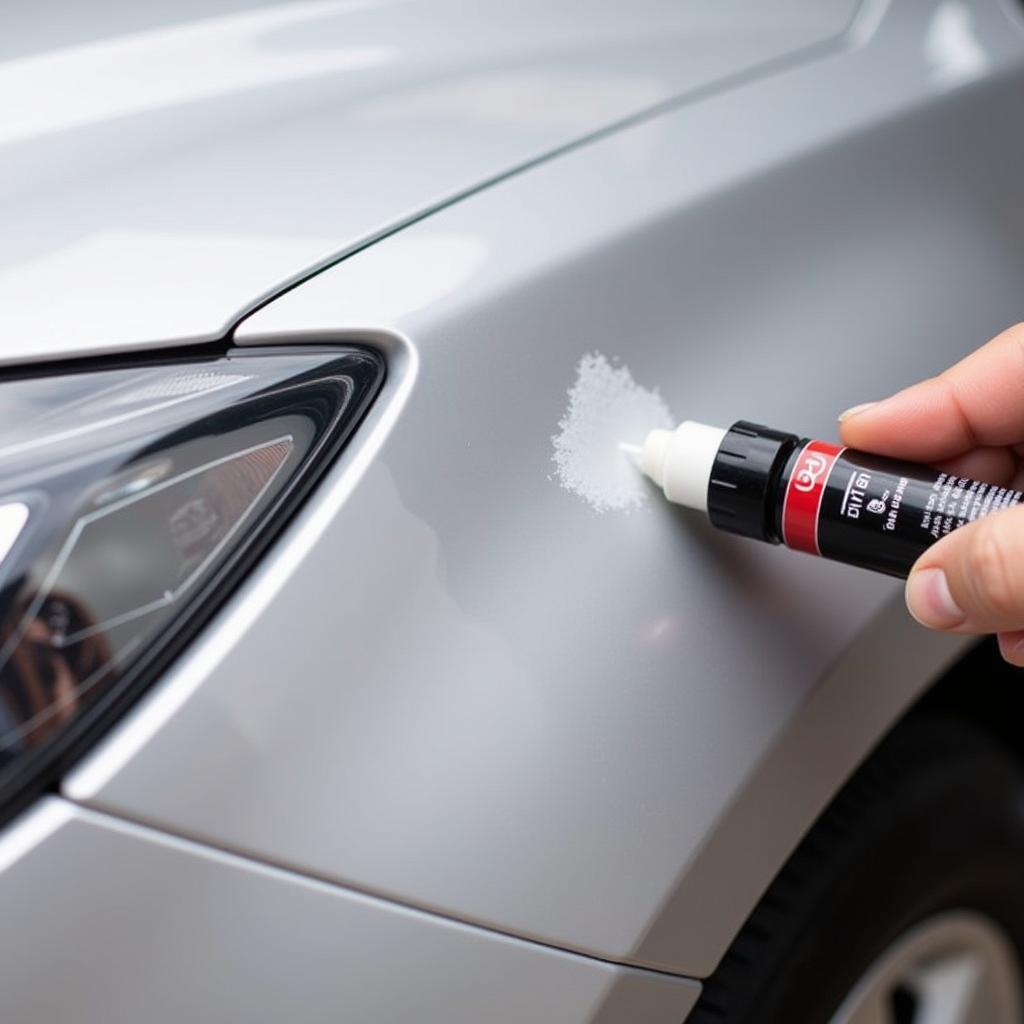 Properly Applying a Car Paint Stick for Seamless Repair