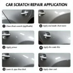 Step-by-step Application of Car Scratch Repair Paint