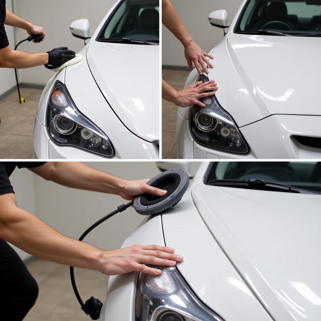 Applying Car Wax