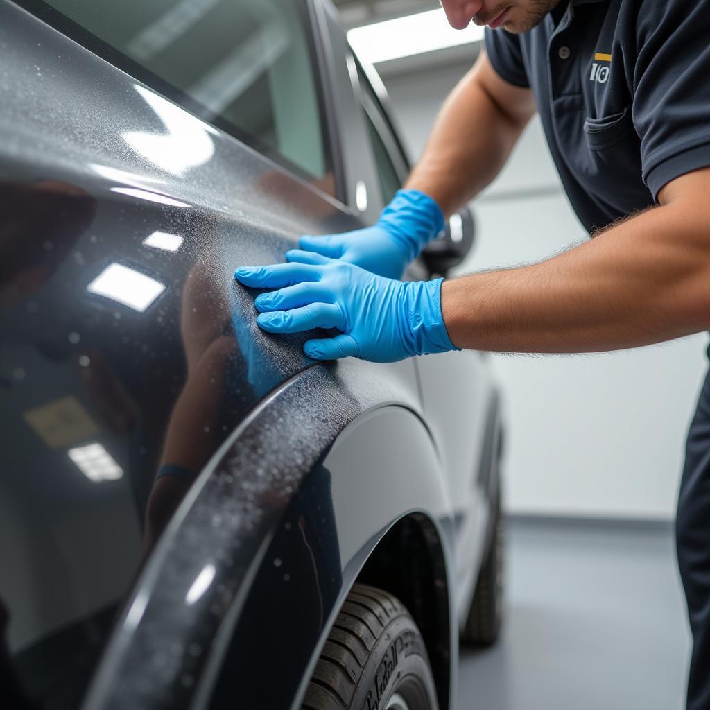 Applying Ceramic Coating to a Car for Enhanced Protection