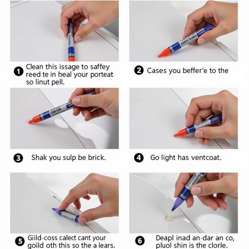 Applying a Color-Easy Car Paint Pen Step-by-Step