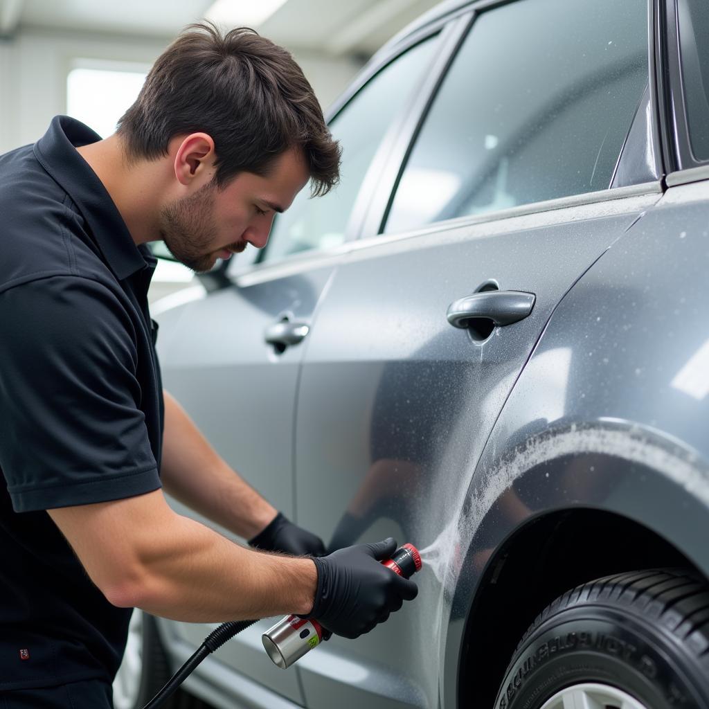 Applying Fisheye Eliminator to Car Paint