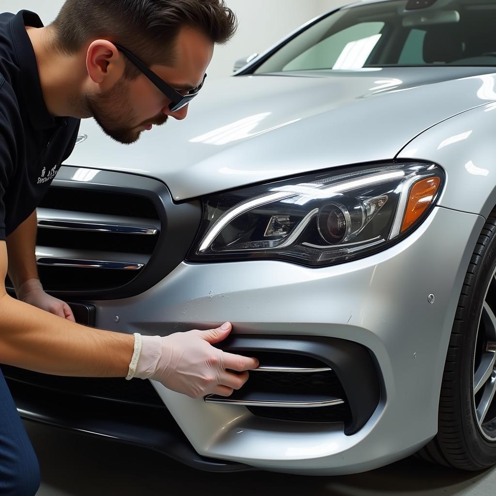 Applying Paint Protection Film