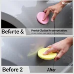 Applying Quixx Car Scratch Remover to Car Paint