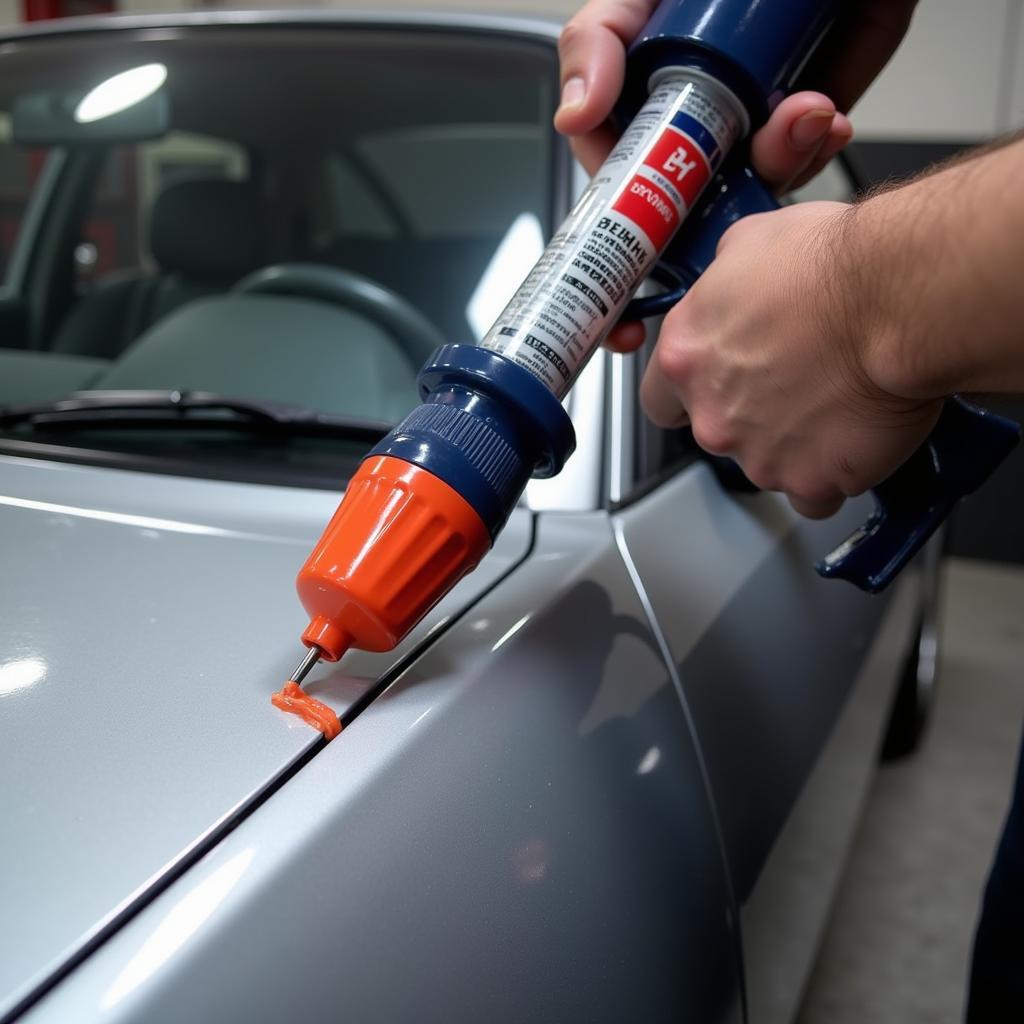 Applying Sealant with a Caulking Gun