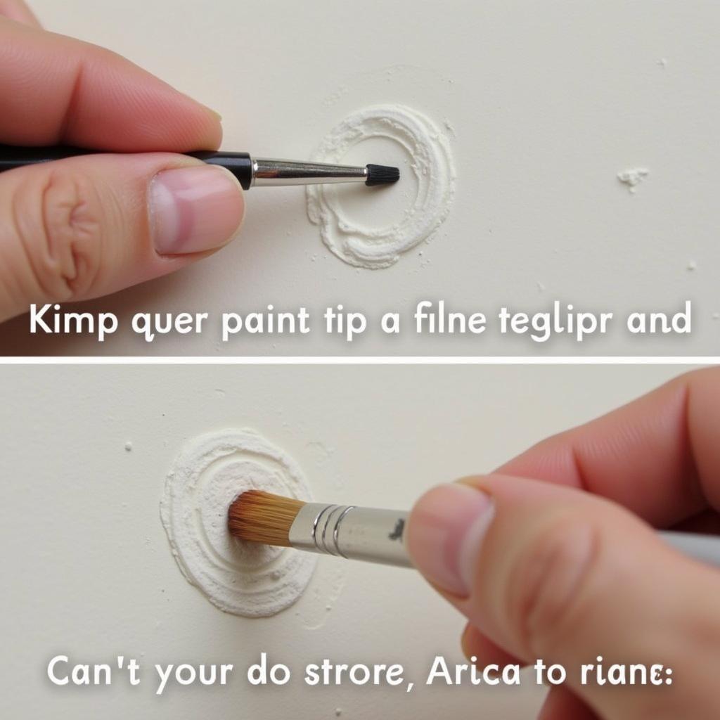 Applying Touch-up Paint