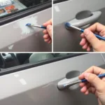 Applying Touch-Up Paint to Car Chip