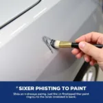 Applying Touch-Up Paint to a Car Scratch