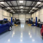 Ash Vale Car Body Repair Shop Interior